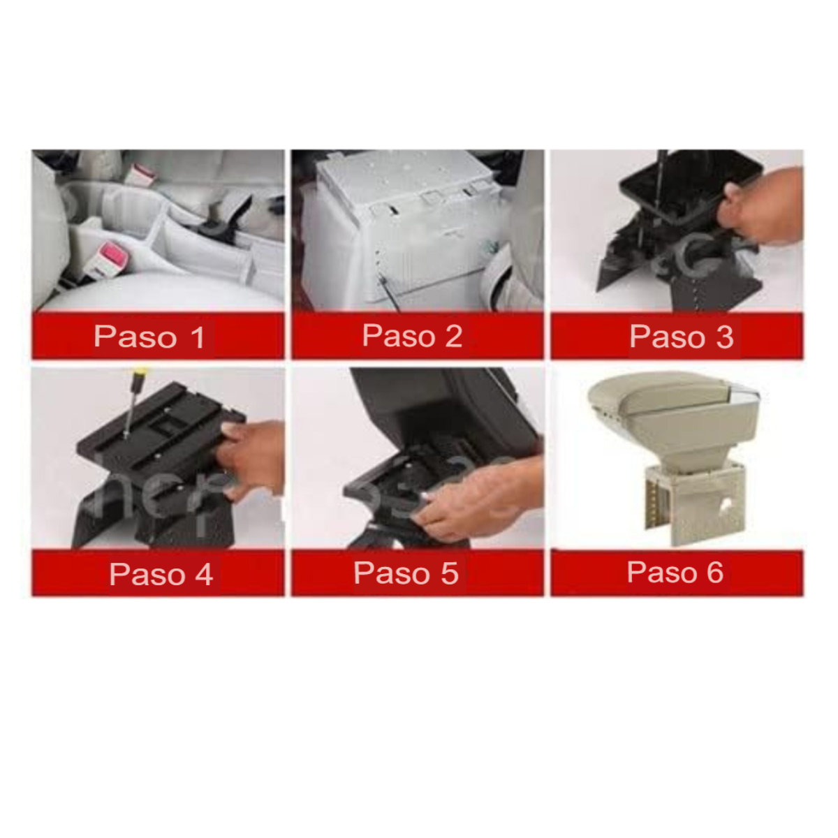 Caja de Almacenamiento para Reposabrazos